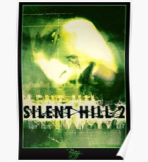 Silent Hill 2 - Ps2 Original Box Art (Green Cover) - Brazz Poster