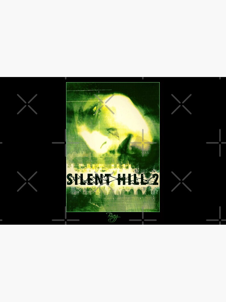 Silent Hill 2 - Ps2 Original Box Art (Green Cover) (Neon) Poster