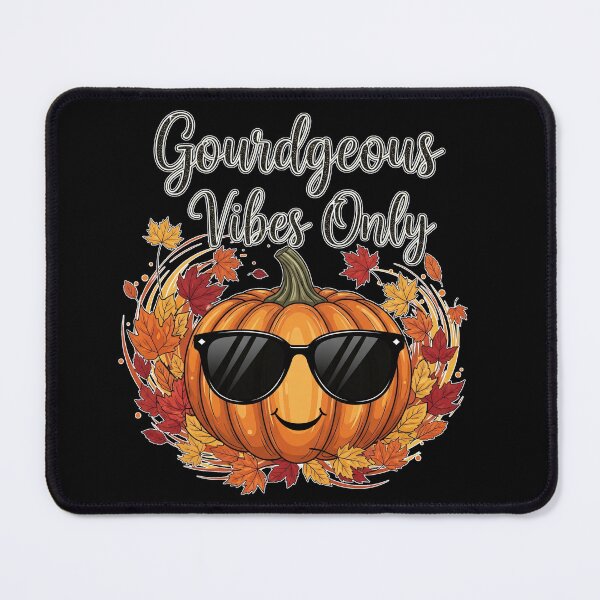 Item preview, "Gourdgeous Vibes Only" Fall Design - Cute Autumn Pumpkin #2 designed and sold by Arts My Passion.