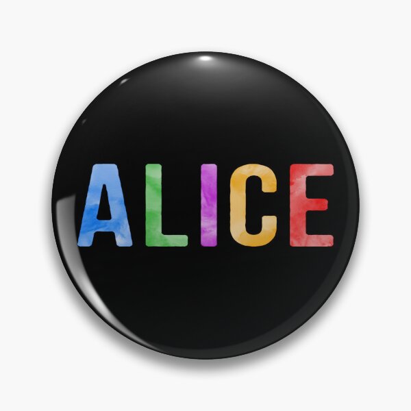 Item preview, Alice Name Bright Colors designed and sold by Jeallan Designs.