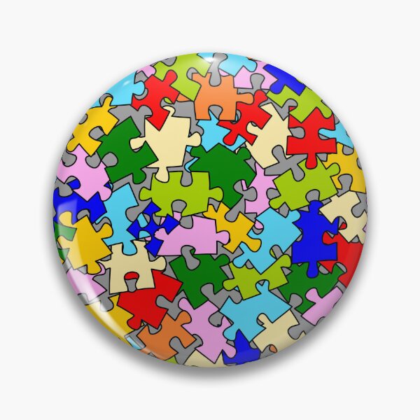 Item preview, Scrambled jigsaw multicolored puzzle  designed and sold by ReflectedCrafts.