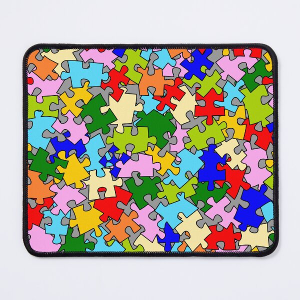 Item preview, Scrambled jigsaw multicolored puzzle designed and sold by ReflectedCrafts.
