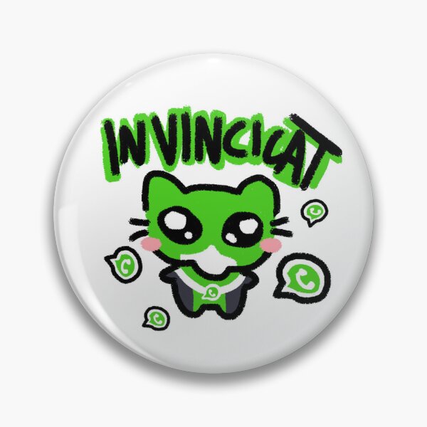 Item preview, Invincible Cat Whatsapp Meme designed and sold by Geberval.