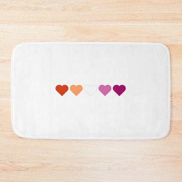 Item preview, Lesbian Pride Flag Hearts Subtle Queer LGBTQ Gay designed and sold by impossiblesoul.