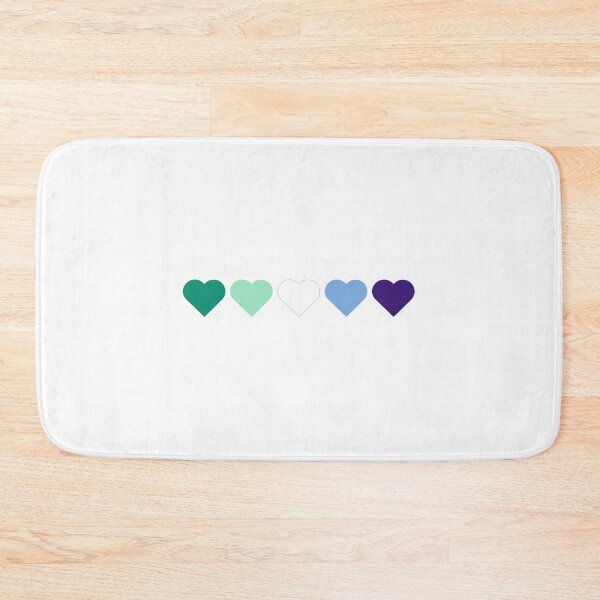 Item preview, Gay MLM Pride Flag Hearts Subtle Queer LGBTQ designed and sold by impossiblesoul.