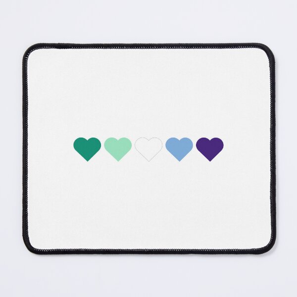 Item preview, Gay MLM Pride Flag Hearts Subtle Queer LGBTQ designed and sold by impossiblesoul.