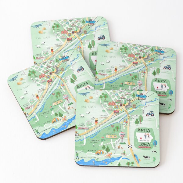 Item preview, Anita Iowa Illustrated designed and sold by Annette Kraus.