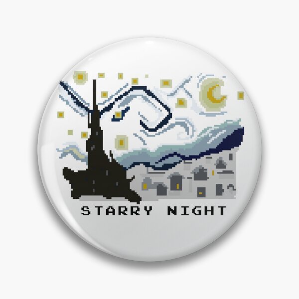 Item preview, the starry night pixel designed and sold by NizDseigne.
