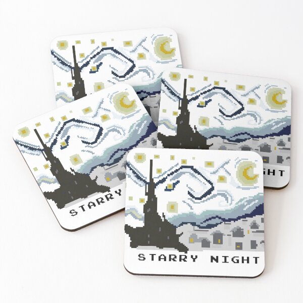 Item preview, the starry night pixel designed and sold by NizDseigne.