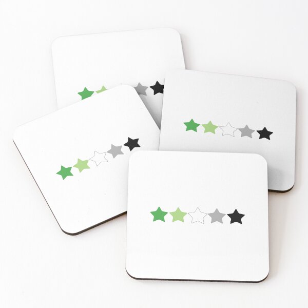 Item preview, Aromantic Pride Flag Stars Subtle Queer LGBTQ designed and sold by impossiblesoul.