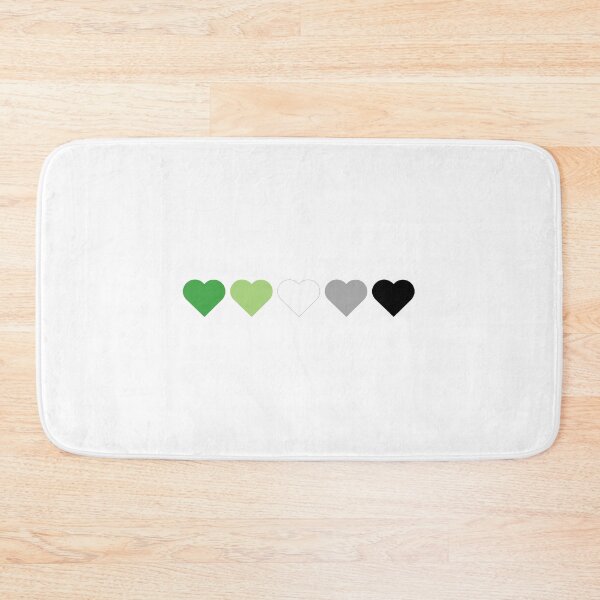 Item preview, Aromantic Pride Flag Hearts Subtle Queer LGBTQ designed and sold by impossiblesoul.