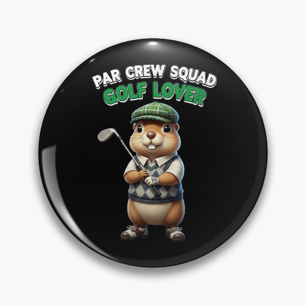 Item preview, "Par Crew Squad" Groundhog Golfer Design designed and sold by DMNindustries.