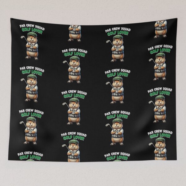 Item preview, "Par Crew Squad" Groundhog Golfer Design designed and sold by DMNindustries.