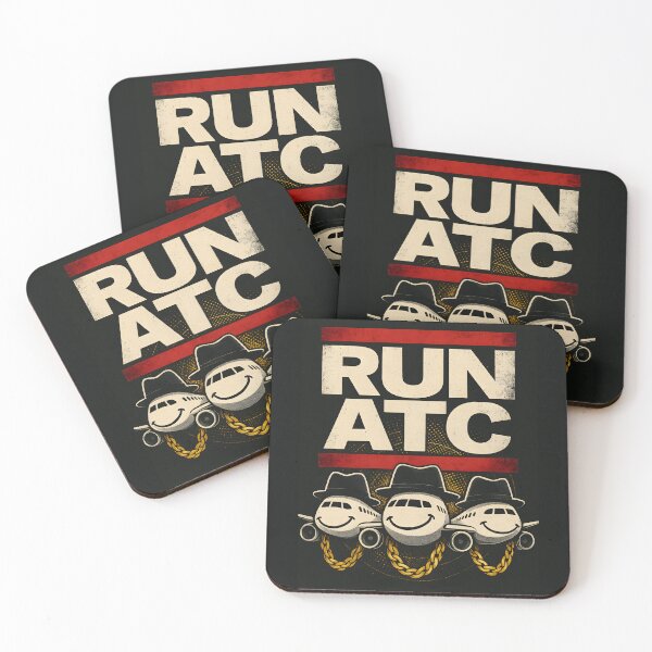 Item preview, RUN ATC – Vintage Hip-Hop Aviation Graphic Tee designed and sold by ATC HERO.