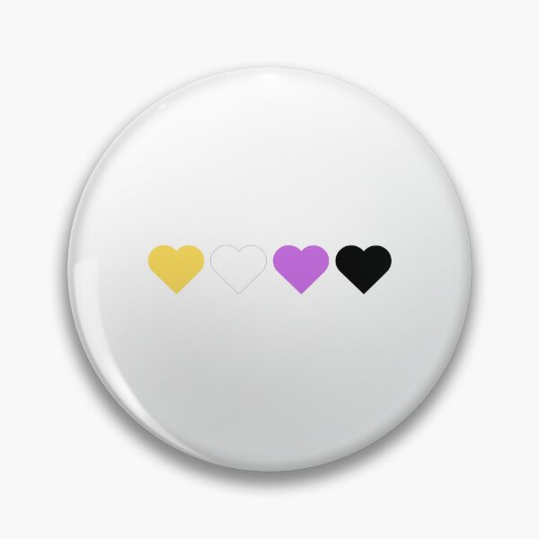 Item preview, Nonbinary Pride Flag Hearts Subtle Queer LGBTQ designed and sold by impossiblesoul.