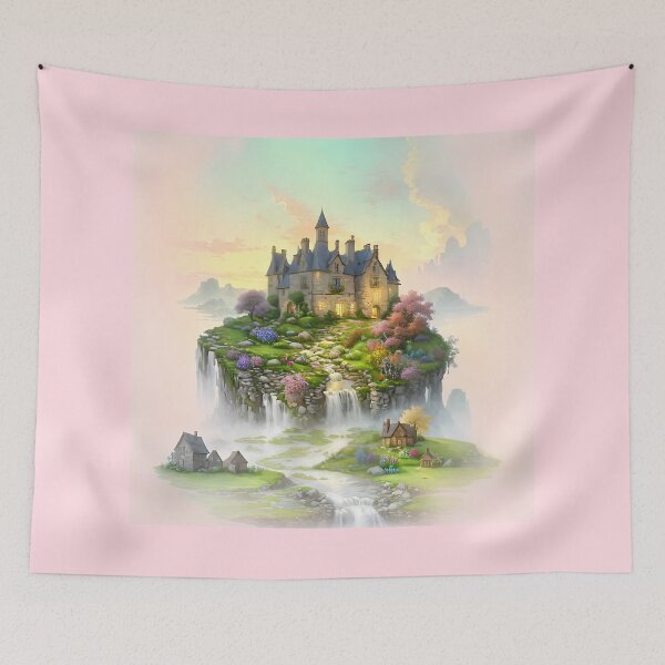 Item preview, Château with Waterfalls designed and sold by Khala.