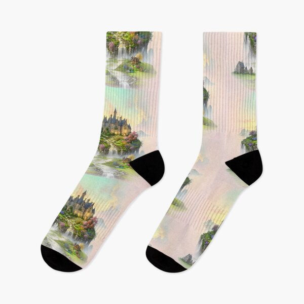 Item preview, Château with Waterfalls designed and sold by Khala.