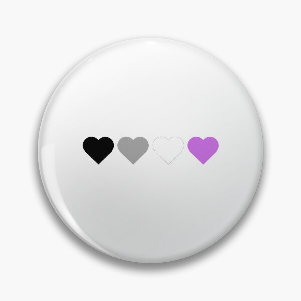 Item preview, Asexual Pride Flag Hearts Subtle Queer LGBTQ designed and sold by impossiblesoul.