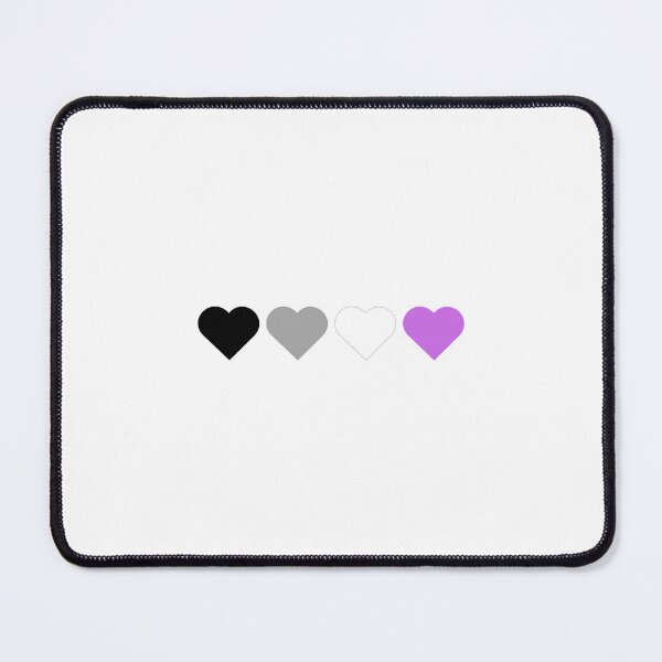 Item preview, Asexual Pride Flag Hearts Subtle Queer LGBTQ designed and sold by impossiblesoul.