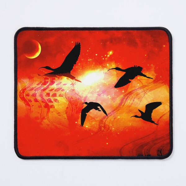 Item preview, Ibis Flight in Red Sky designed and sold by CarolM.