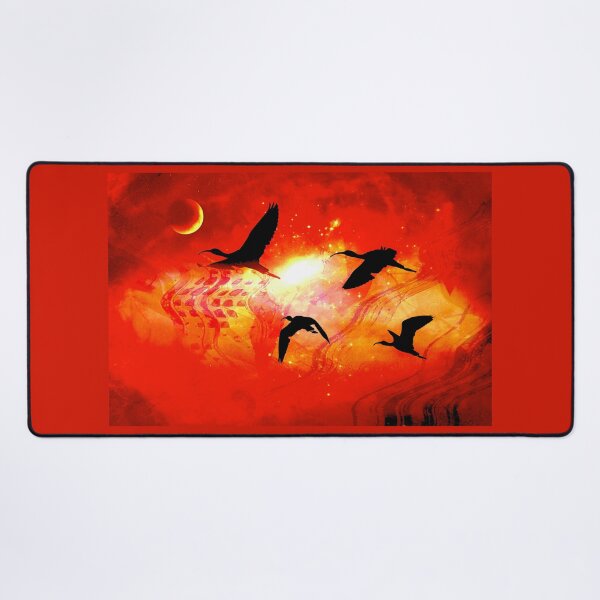 Item preview, Ibis Flight in Red Sky designed and sold by CarolM.