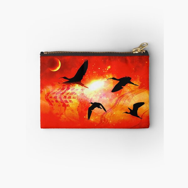 Item preview, Ibis Flight in Red Sky designed and sold by CarolM.