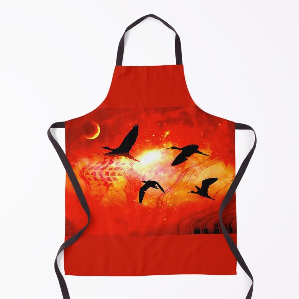 Item preview, Ibis Flight in Red Sky designed and sold by CarolM.