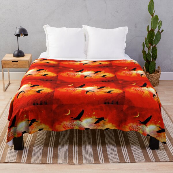 Item preview, Ibis Flight in Red Sky designed and sold by CarolM.