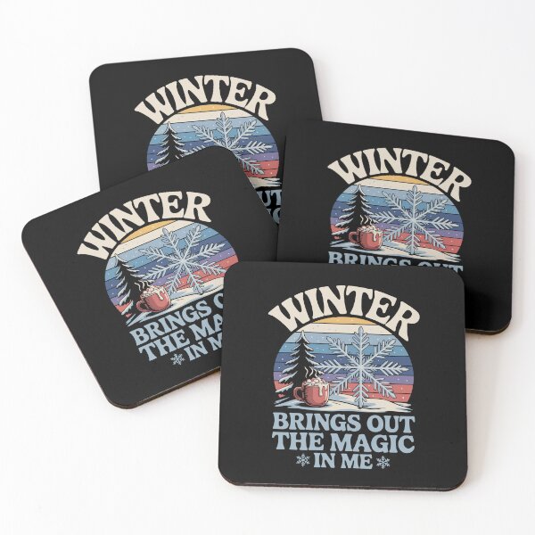 Item preview, Winter Brings Out The Magic In Me Hot Chocolate Snowflake Design designed and sold by Serbin.