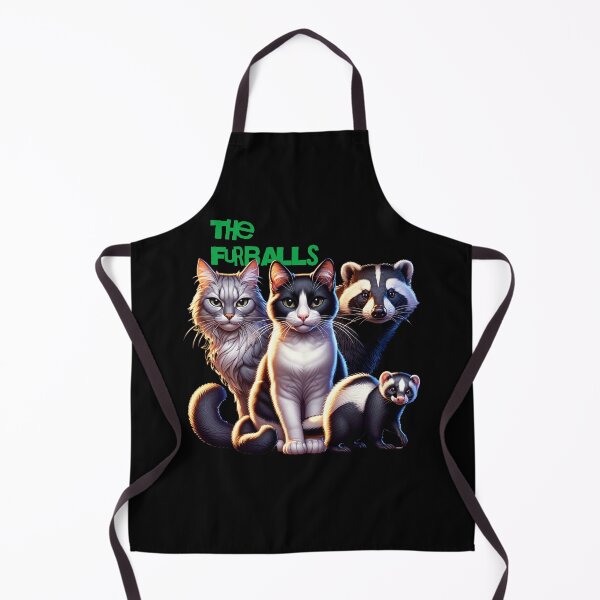 Item preview, The Furballs Band T-Shirt - Funny Animal Crew Cats Raccoon Skunk Graphic designed and sold by NSB-Design.