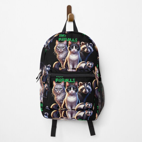 Item preview, The Furballs Band T-Shirt - Funny Animal Crew Cats Raccoon Skunk Graphic designed and sold by NSB-Design.