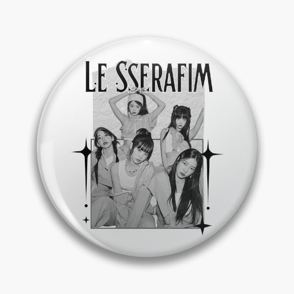 Item preview, Le Sseraf1m Kpop Girl Group Monochrome Black and White Classic Design Collage  designed and sold by HELL0WBELLO.