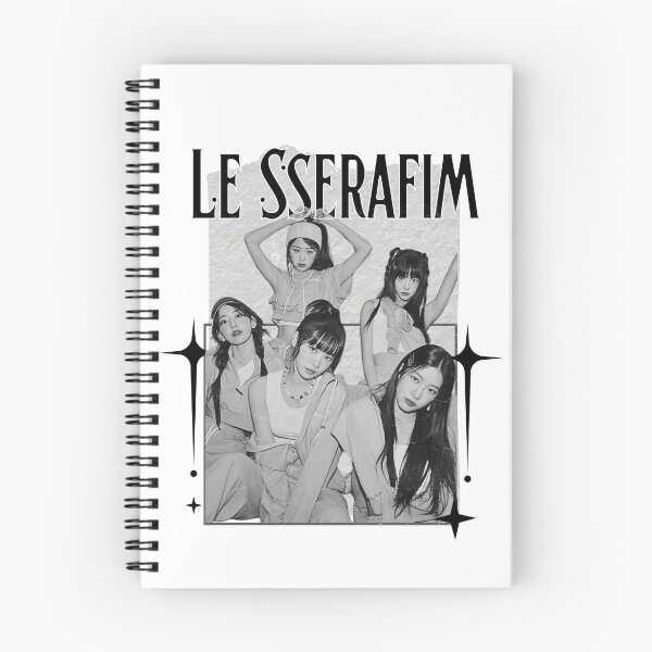 Item preview, Le Sseraf1m Kpop Girl Group Monochrome Black and White Classic Design Collage  designed and sold by HELL0WBELLO.