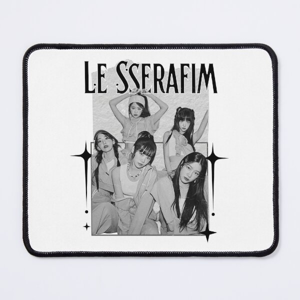 Item preview, Le Sseraf1m Kpop Girl Group Monochrome Black and White Classic Design Collage  designed and sold by HELL0WBELLO.