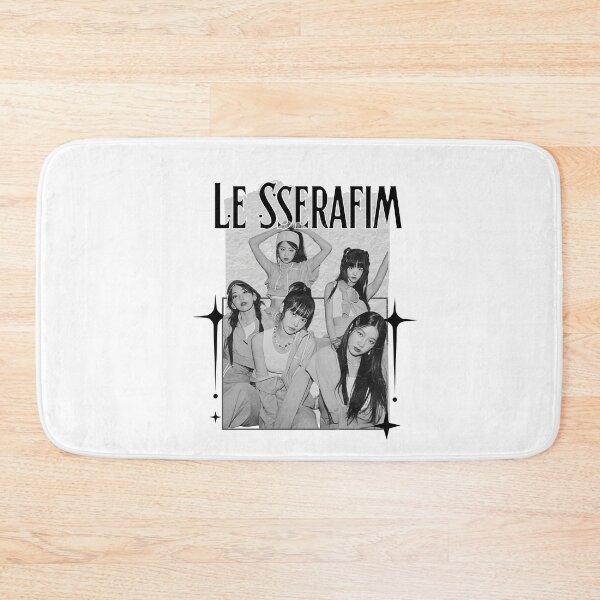 Item preview, Le Sseraf1m Kpop Girl Group Monochrome Black and White Classic Design Collage  designed and sold by HELL0WBELLO.