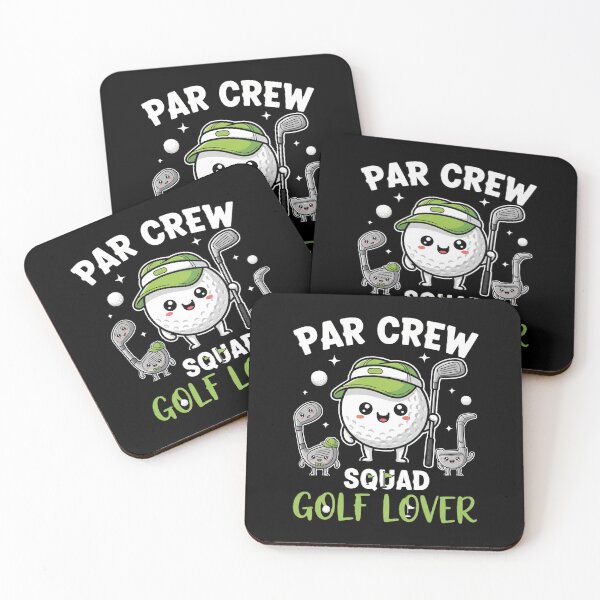 Item preview, Cute Golf Ball "Par Crew Squad" Design designed and sold by DMNindustries.