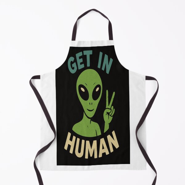 Item preview, Funny ailen retro peace image  designed and sold by Gazmerch.