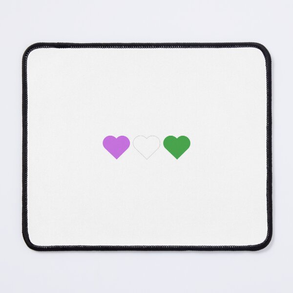 Item preview, Genderqueer Pride Flag Hearts Subtle Queer LGBTQ designed and sold by impossiblesoul.