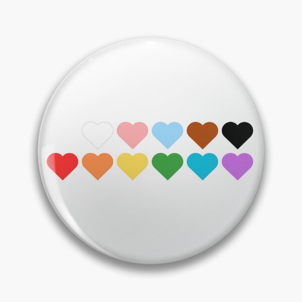 Item preview, Progress Pride Flag Hearts Subtle Queer LGBTQ designed and sold by impossiblesoul.
