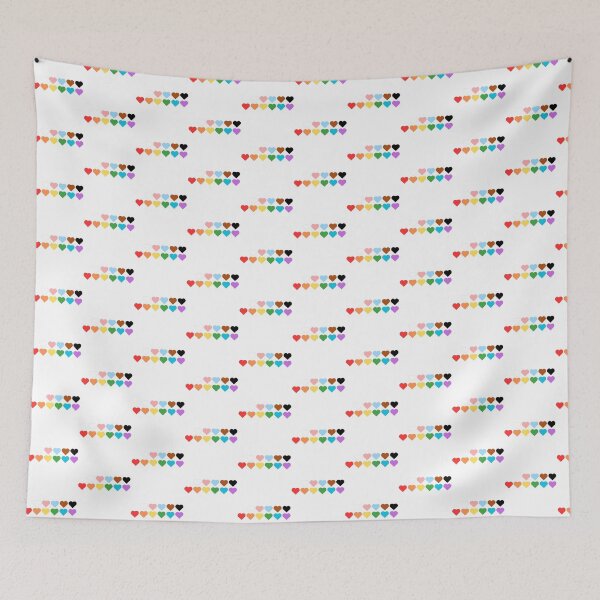 Item preview, Progress Pride Flag Hearts Subtle Queer LGBTQ designed and sold by impossiblesoul.