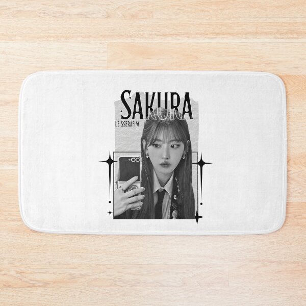 Item preview, Le Sseraf1m Sakura Kpop Girl Group Monochrome Black and White Classic Design Collage  designed and sold by HELL0WBELLO.