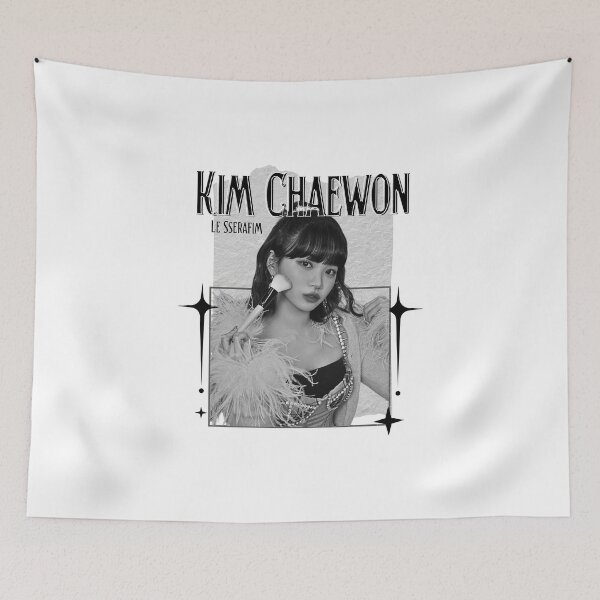 Item preview, Le Sseraf1m SKim Chaewon Kpop Girl Group Monochrome Black and White Classic Design Collage  designed and sold by HELL0WBELLO.