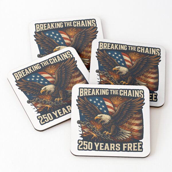 Item preview, 250th Anniversary of the USA - Breaking the Chains – 250 Years Free Sticker designed and sold by Collins Design.