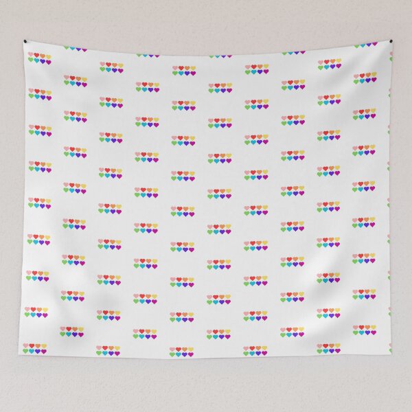 Item preview, 1978 Original Pride Flag Hearts Subtle Queer LGBTQ designed and sold by impossiblesoul.