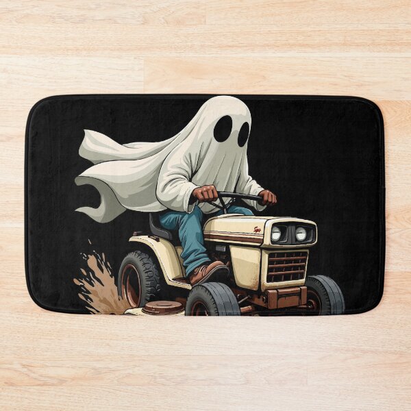 Item preview, Lawnmower Racing - Halloween - Ghost - Lawn Mower Racing designed and sold by RaceDayRags.