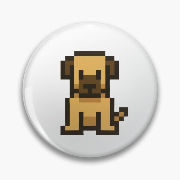 Item preview, Minimal 8-Bit Kangal Puppy Pixel Art – Retro Cute Dog Design designed and sold by elapollon.