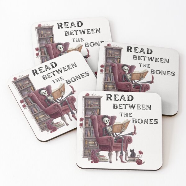 Item preview, Read Between The Bones – Gothic Skeleton Reading Chair designed and sold by Compass and a Camera.