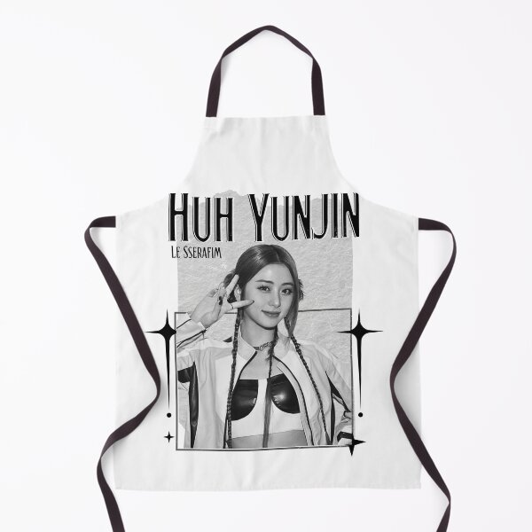 Item preview, Le Sseraf1m Huh Yunjin Kpop Girl Group Monochrome Black and White Classic Design Collage  designed and sold by HELL0WBELLO.