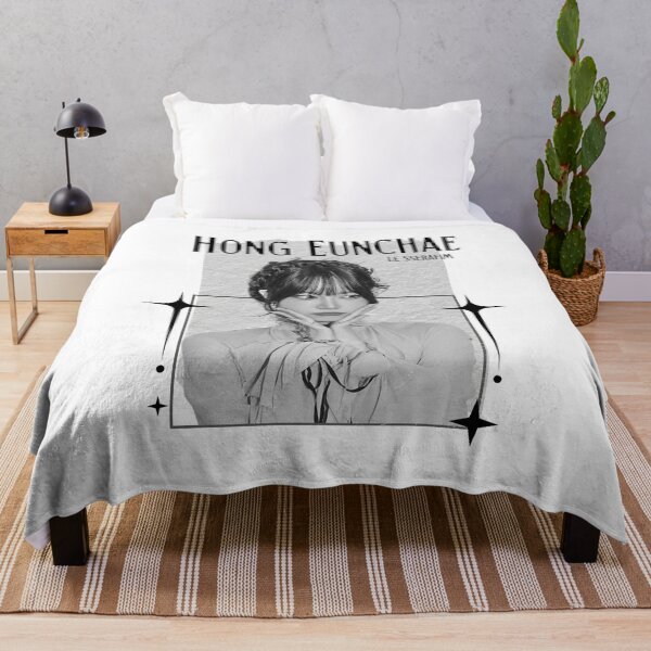 Item preview, Le Sseraf1m Hong Eunchae Kpop Girl Group Monochrome Black and White Classic Design Collage  designed and sold by HELL0WBELLO.