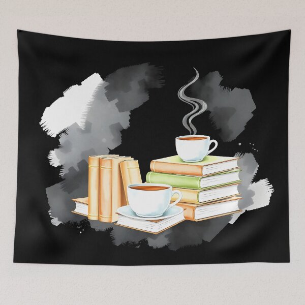 Item preview, Books and Coffee  designed and sold by GraphicsClub.